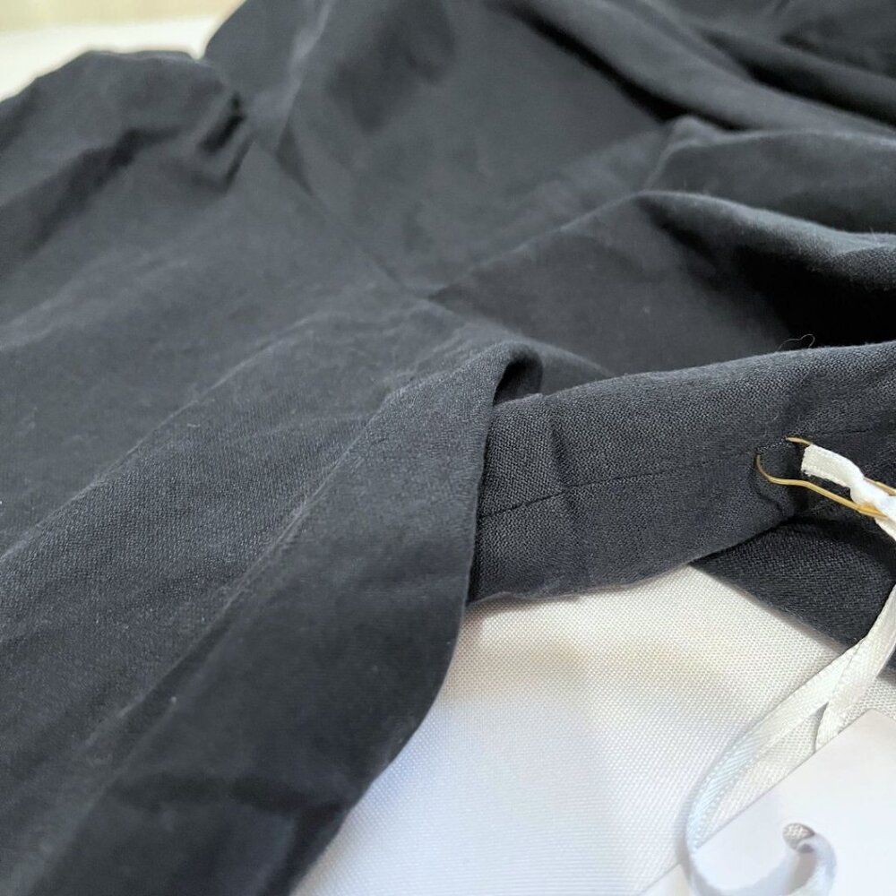 NWT EMMA KNUDSEN THE REESE WRAP DRESS IN NAVY - 2XL - Picture 5 of 7